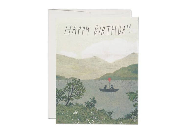 Red Cap Cards - Canoe