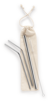 Shell Creek Sellers Reusable Straws - Yes - I brought My Own Straw Reusable Stainless Steel Set
