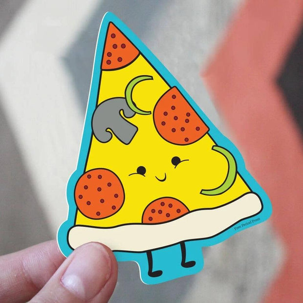 Free Period Press - Pizza Vinyl Sticker