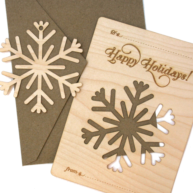 Snowflake Ornament Card